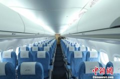 深圳空運價格查詢- 圖：圖為國產(chǎn)商用噴氣客機ARJ21內部