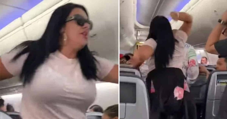 美航班機上女乘客暴怒掏電腦砸丈夫 你竟看別的女人！