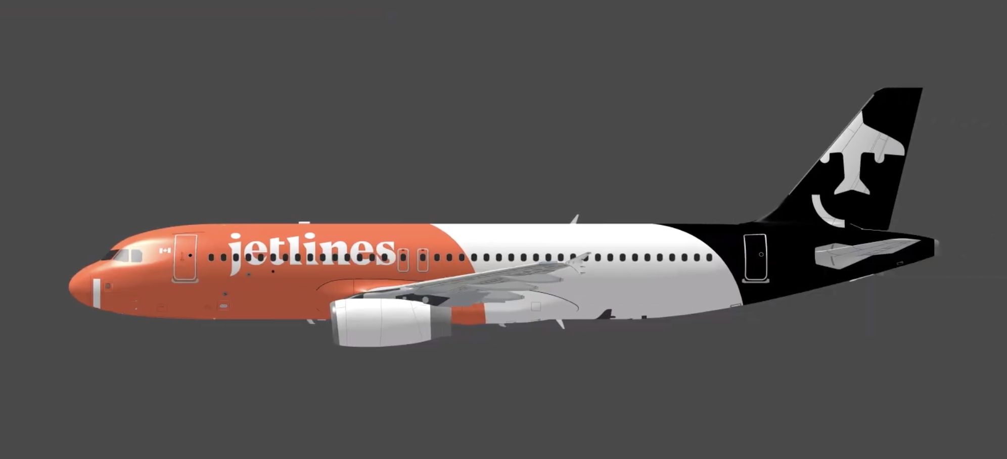 加拿大廉價航空Jetlines推出有趣新Logo