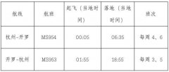 杭州直飛開羅航線11月開通 航線網(wǎng)絡(luò)實現(xiàn)覆蓋五大洲（附圖）-迪拜國際快遞