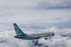 運費報價波音737MAX 7測試機(jī)再次騰空進(jìn)行測試飛行