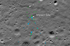 歐洲航運代理-NASA發(fā)現(xiàn)印度月球著陸器墜毀地點，碎片清晰可見