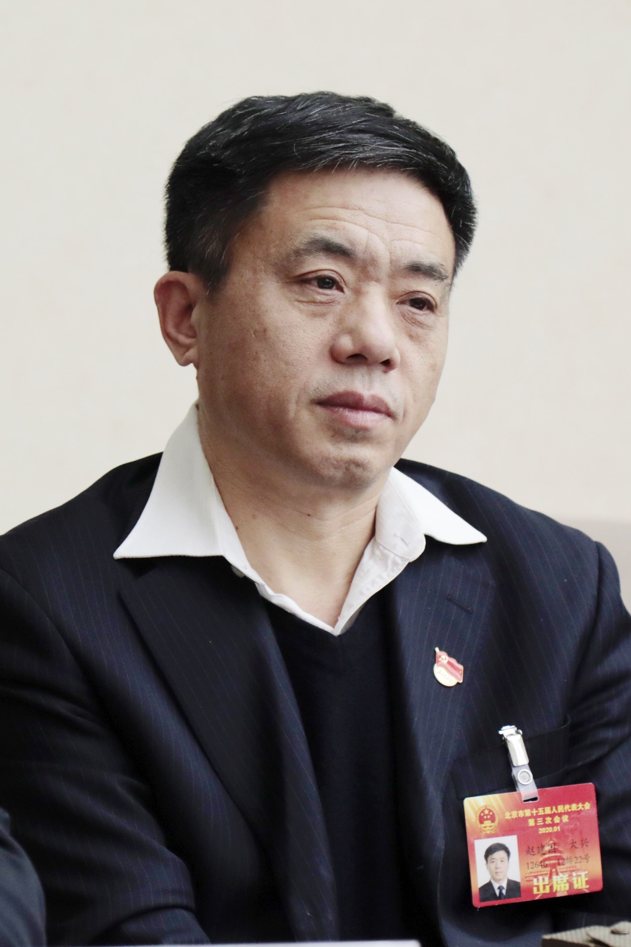 北京市人大代表趙建國。攝影/新京報記者