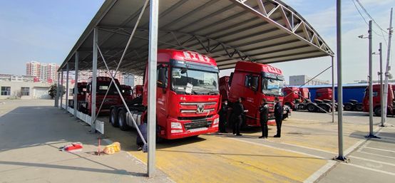 110臺(tái)漢風(fēng)G7牽引車助力壽光物流
