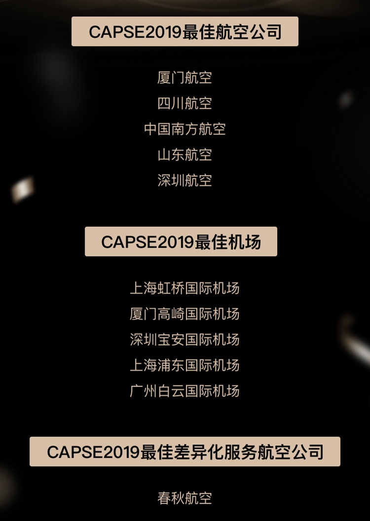 第六屆CAPSE航空服務(wù)獎(jiǎng)（測(cè)評(píng)類獎(jiǎng)項(xiàng)）揭曉！
-國際快遞價(jià)格