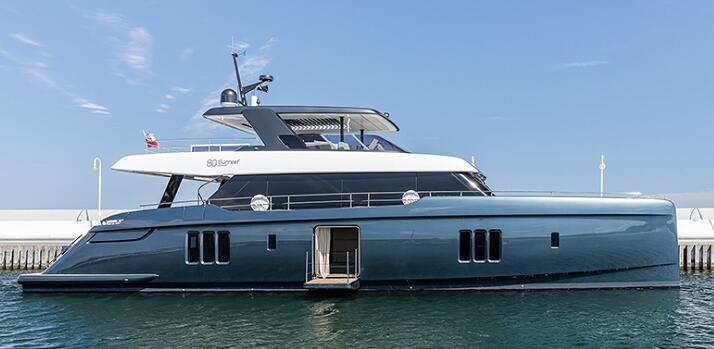  last week. 80 Sunreef Power雙體船于上個(gè)月在波蘭格但斯克的Sunreef Yachts船廠下水
-海運(yùn)訂艙