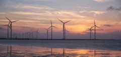 全國首個由地級市所屬國有企業(yè)開發(fā)建設的海上風電場鹽城國能大豐H5#海上風電